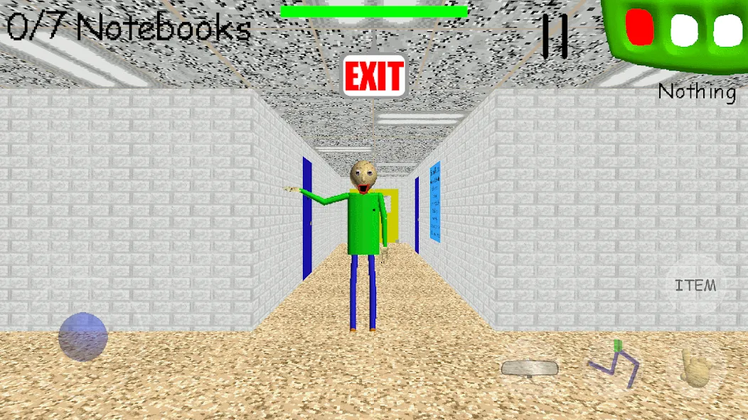 Взлом Baldi's Basics Classic  [МОД Unlocked] — последняя версия apk на Андроид screen 1