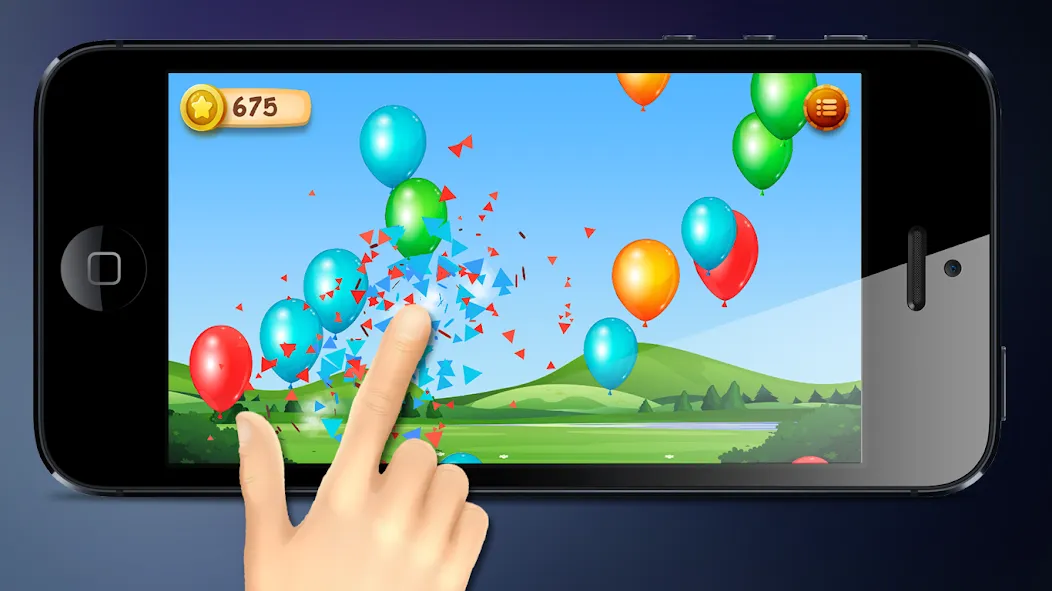 Взломанная Burst balloons for kids  [МОД Unlocked] — стабильная версия apk на Андроид screen 2