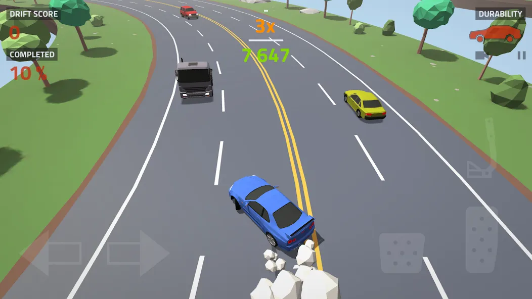 Скачать взлом Polygon Drift: Traffic Racing (Полигон Дрифт)  [МОД Mega Pack] — стабильная версия apk на Андроид screen 5