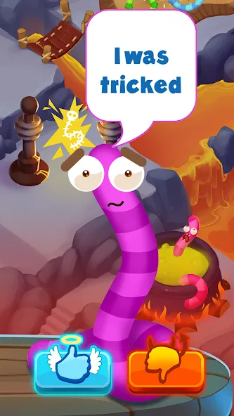 Взломанная Worm out: Brain teaser games (Ворм аут)  [МОД Много денег] — стабильная версия apk на Андроид screen 3