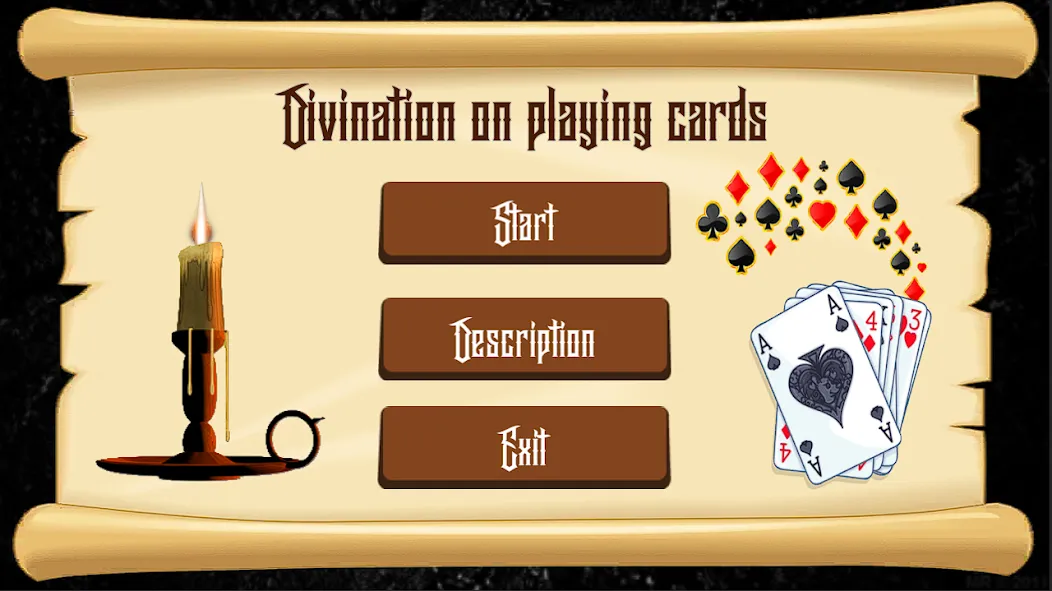 Скачать взлом Divination on Playing Cards  [МОД Меню] — полная версия apk на Андроид screen 1