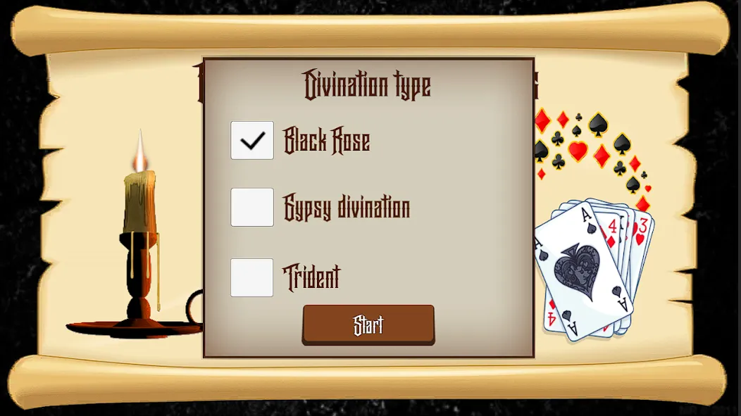 Скачать взлом Divination on Playing Cards  [МОД Меню] — полная версия apk на Андроид screen 2