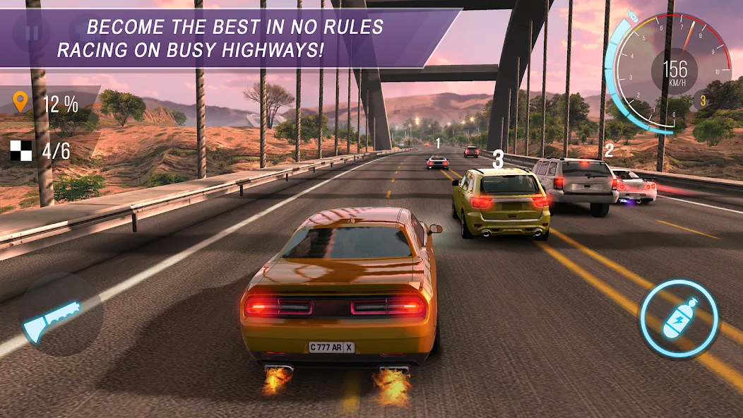 Скачать взлом CarX Highway Racing (КарХ Хайвей Рейсинг)  [МОД Unlocked] — последняя версия apk на Андроид screen 3