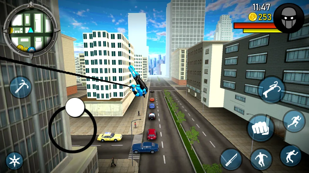 Скачать взломанную Blue Ninja : Superhero Game (Блу Ниндзя)  [МОД Unlocked] — полная версия apk на Андроид screen 5