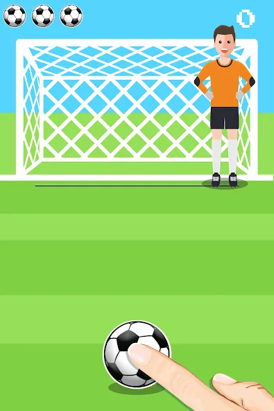 Взлом Penalty Shootout Game Offline (Пенальти игра без подключения к интернету)  [МОД Меню] — последняя версия apk на Андроид screen 1