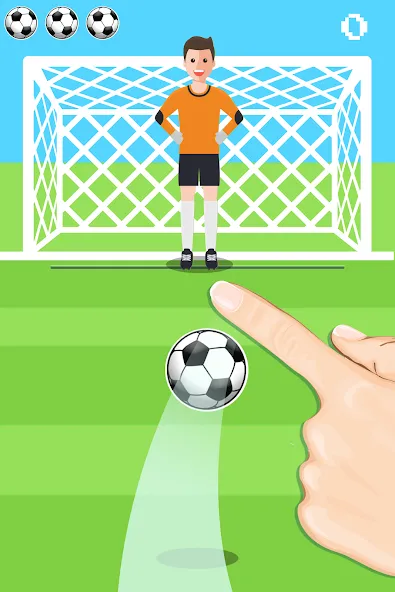 Взлом Penalty Shootout Game Offline (Пенальти игра без подключения к интернету)  [МОД Меню] — последняя версия apk на Андроид screen 2