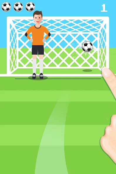 Взлом Penalty Shootout Game Offline (Пенальти игра без подключения к интернету)  [МОД Меню] — последняя версия apk на Андроид screen 3