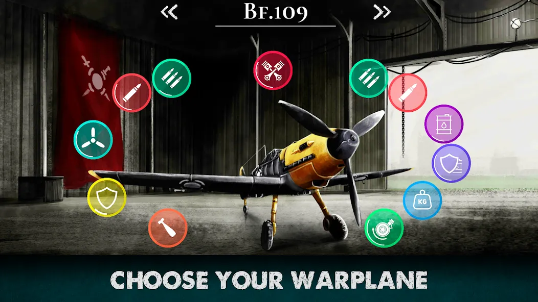 Скачать взлом Warplanes Inc WW2 Plane & War  [МОД Меню] — стабильная версия apk на Андроид screen 2