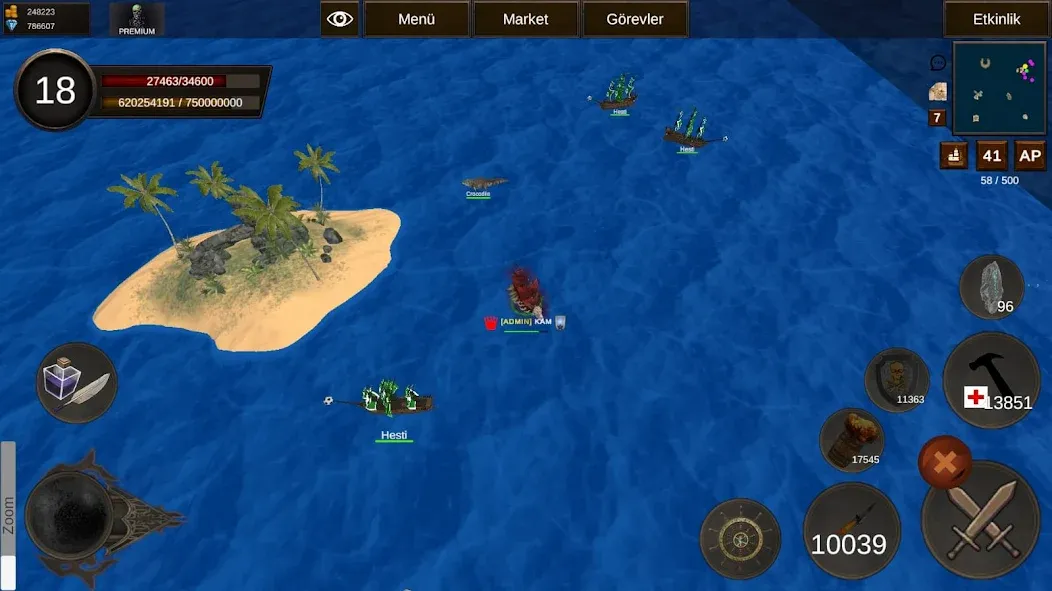 Скачать взломанную Naval Battle Online (Навальное Сражение Онлайн)  [МОД Mega Pack] — полная версия apk на Андроид screen 2