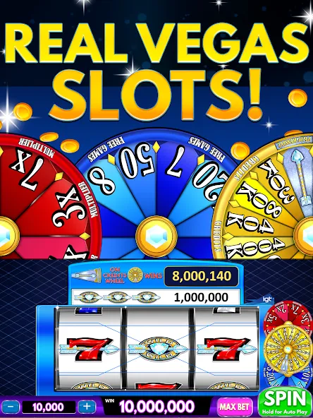 Взлом Spin Vegas Slots: Slot Games (Спин Вегас слоты)  [МОД Unlimited Money] — полная версия apk на Андроид screen 4