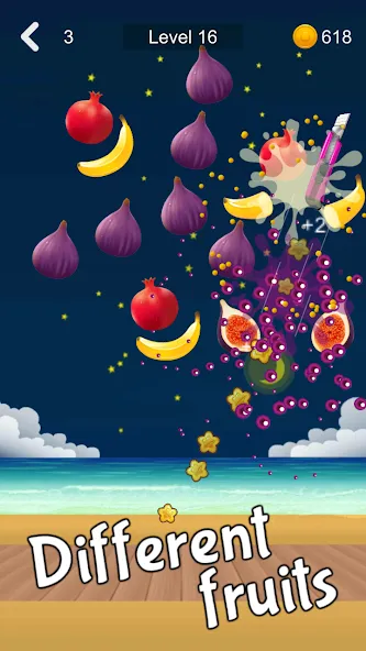 Скачать взломанную Fruit Sniper (Фрут Снайпер)  [МОД Много монет] — стабильная версия apk на Андроид screen 4