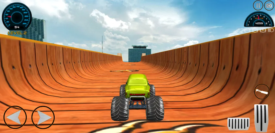 Взломанная Monster Truck Car Game 3d (Монстр Трак Стант)  [МОД Все открыто] — последняя версия apk на Андроид screen 5