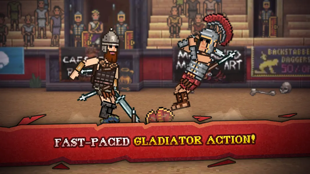 Взлом Gladihoppers — Gladiator Fight (Гладихопперс)  [МОД Menu] — полная версия apk на Андроид screen 1