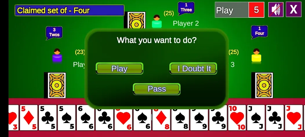 Взломанная Bluff Card Game (Блеф карточная игра)  [МОД Меню] — стабильная версия apk на Андроид screen 4