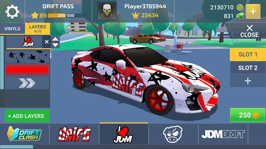 Скачать взломанную Drift Clash Online Racing (Дрифт Клаш)  [МОД Menu] — полная версия apk на Андроид screen 1