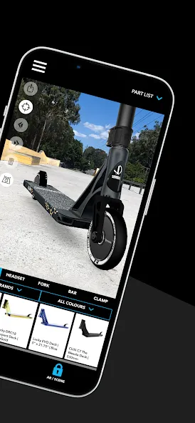 Взлом Scooter 3D custom builder (Скутер 3D настраиваемый конструктор)  [МОД Много денег] — полная версия apk на Андроид screen 2