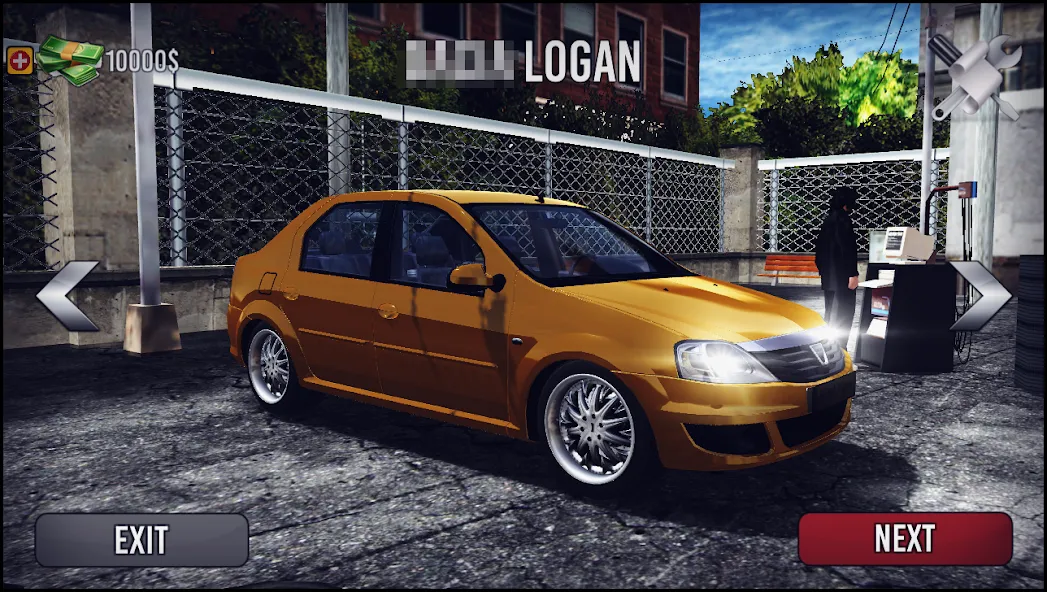 Взлом Logan Drift Simulator (Логан Дрифт Симулятор)  [МОД Unlimited Money] — полная версия apk на Андроид screen 1