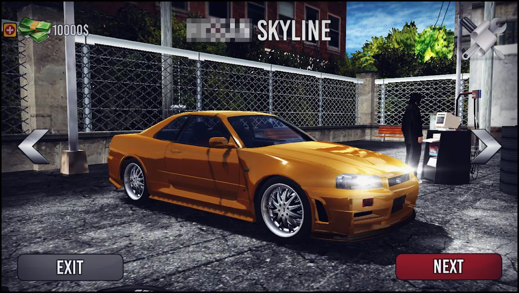 Скачать взломанную Skyline Drift Simulator (Скайлайн Дрифт Симулятор)  [МОД Все открыто] — полная версия apk на Андроид screen 1