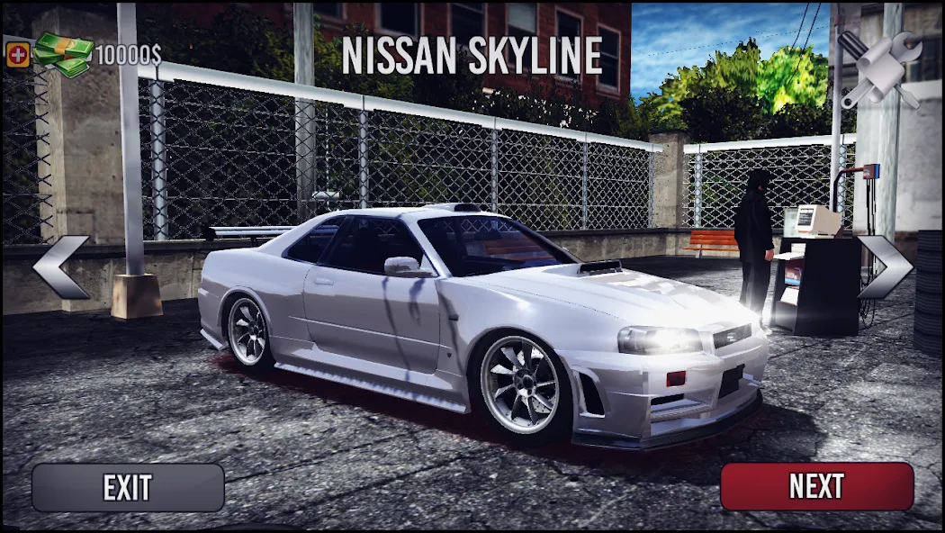 Скачать взломанную Skyline Drift Simulator (Скайлайн Дрифт Симулятор)  [МОД Все открыто] — полная версия apk на Андроид screen 2