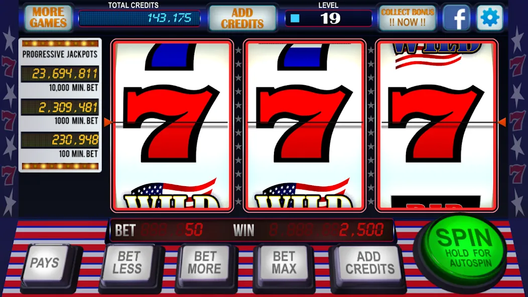 Взлом 777 Slots Casino Classic Slots (Слоты Казино Классические Слоты)  [МОД Menu] — последняя версия apk на Андроид screen 4