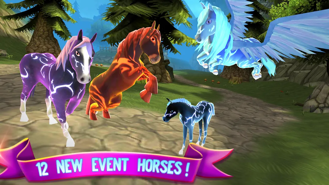 Скачать взломанную Horse Paradise: My Dream Ranch  [МОД Все открыто] — последняя версия apk на Андроид screen 1