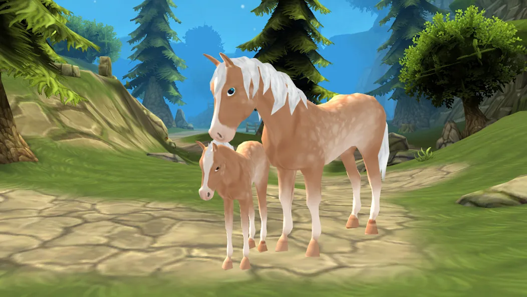 Скачать взломанную Horse Paradise: My Dream Ranch  [МОД Все открыто] — последняя версия apk на Андроид screen 4