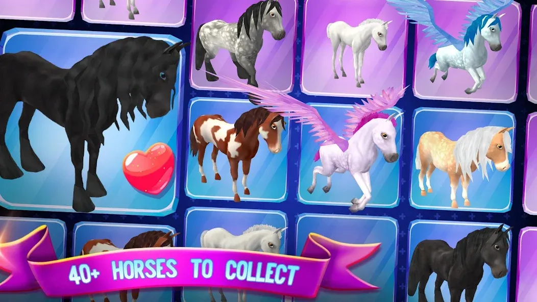 Скачать взломанную Horse Paradise: My Dream Ranch  [МОД Все открыто] — последняя версия apk на Андроид screen 5