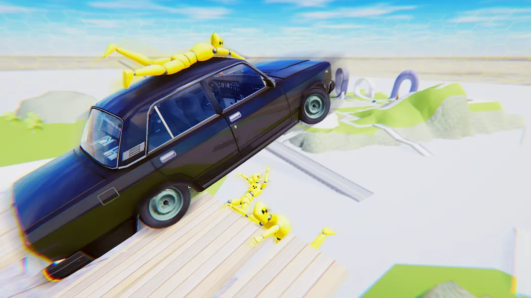 Взломанная VAZ Crash Test Simulator 2  [МОД Меню] — стабильная версия apk на Андроид screen 5