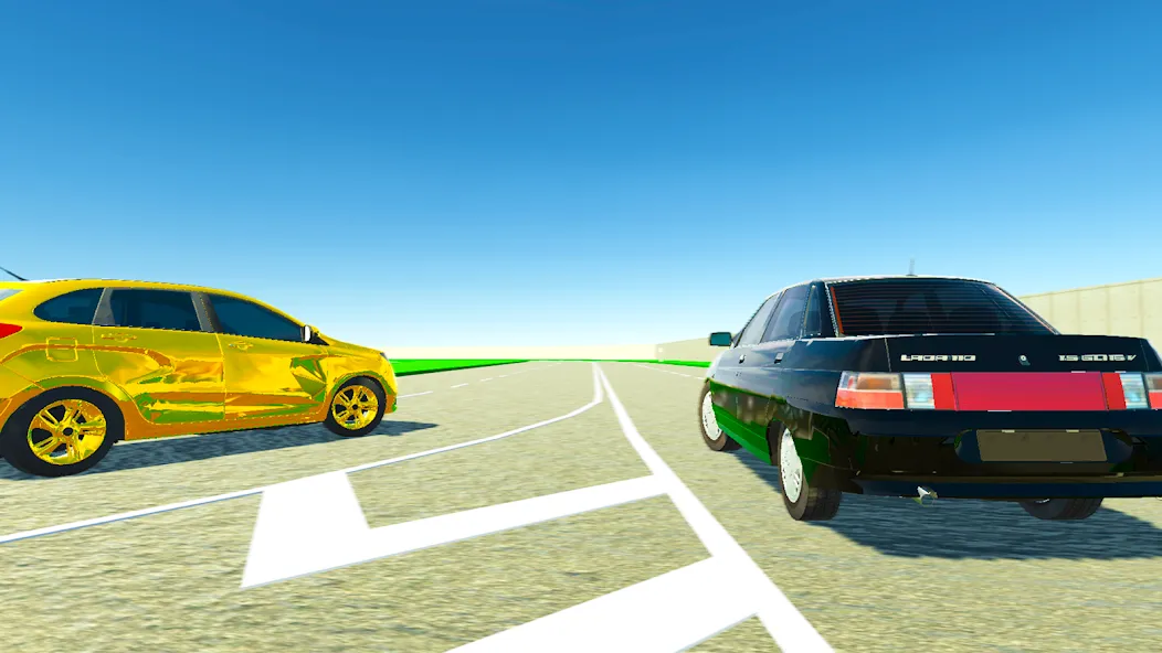 Скачать взломанную Lada Drift Simulator — Online  [МОД Все открыто] — последняя версия apk на Андроид screen 3