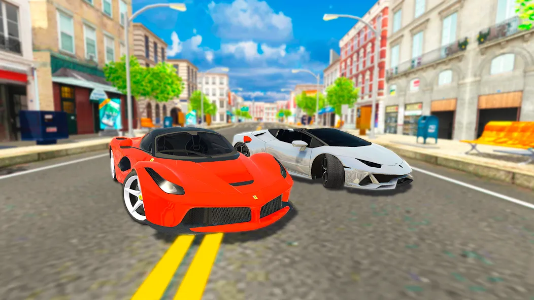 Скачать взломанную Car Driving Simulator: Online (Кар Драйвинг Симулятор)  [МОД Бесконечные деньги] — полная версия apk на Андроид screen 1