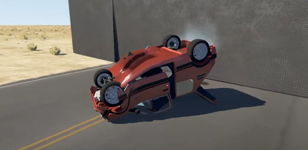 Скачать взломанную Realistic Car Crash Simulator  [МОД Много денег] — стабильная версия apk на Андроид screen 1