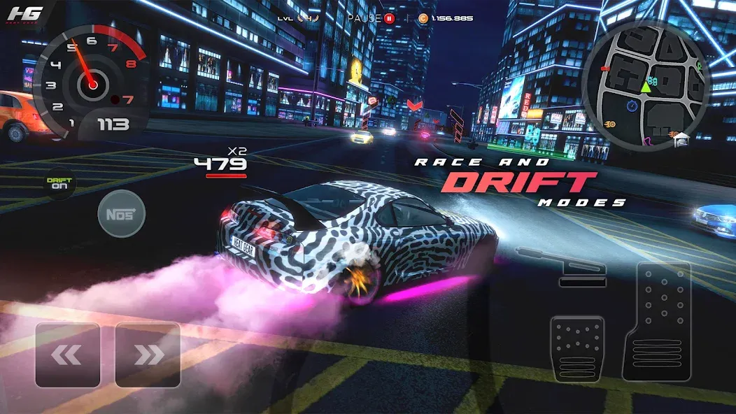 Скачать взлом Heat Gear — Race & Drift World (Хит Гир)  [МОД Menu] — стабильная версия apk на Андроид screen 3