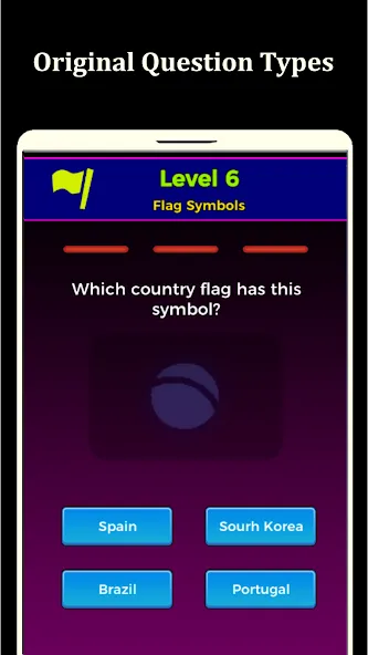 Взломанная World Flags Quiz Game (Ворлд Флагс Квиз Гейм)  [МОД Бесконечные монеты] — последняя версия apk на Андроид screen 3