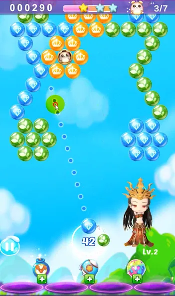 Взломанная Shoot Bubble Puzzle (Шут Бабл Пазл)  [МОД Все открыто] — полная версия apk на Андроид screen 3