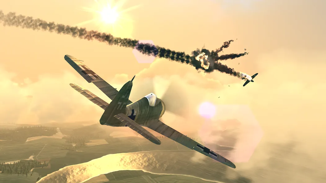 Скачать взлом Warplanes: WW2 Dogfight (Варплейнс)  [МОД Много денег] — полная версия apk на Андроид screen 2