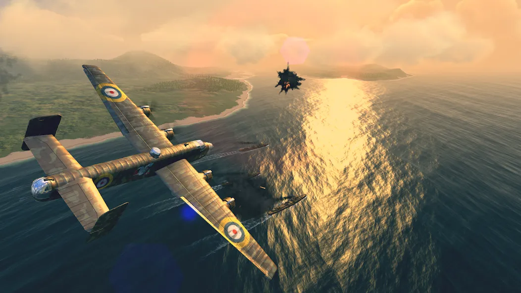 Скачать взлом Warplanes: WW2 Dogfight (Варплейнс)  [МОД Много денег] — полная версия apk на Андроид screen 3