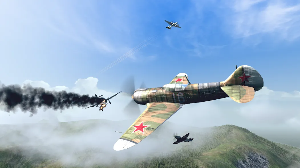 Скачать взлом Warplanes: WW2 Dogfight (Варплейнс)  [МОД Много денег] — полная версия apk на Андроид screen 5