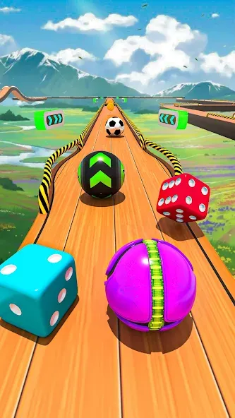 Взломанная Rolling Ball Game Hop Ball Run (Гоинг Боллс Гейм)  [МОД Unlimited Money] — последняя версия apk на Андроид screen 2