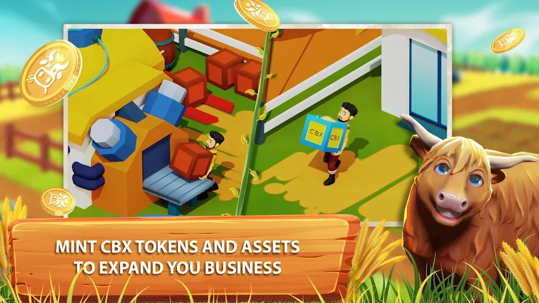 Скачать взлом CropBytes: A Crypto Farm Game (КропБайтс)  [МОД Много денег] — полная версия apk на Андроид screen 3