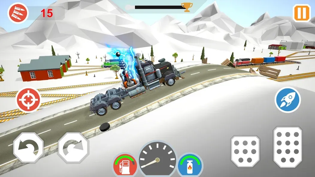 Скачать взлом Zombie Cars Crush: Racing Die (Зомби Карс)  [МОД Unlimited Money] — стабильная версия apk на Андроид screen 2