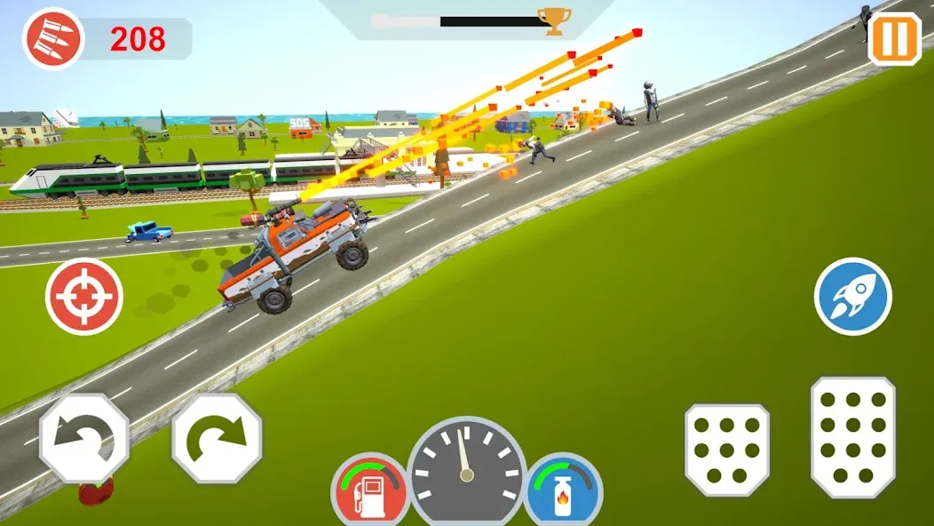 Скачать взлом Zombie Cars Crush: Racing Die (Зомби Карс)  [МОД Unlimited Money] — стабильная версия apk на Андроид screen 5