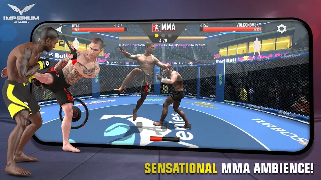 Скачать взлом MMA Fighting Clash (ММА Файтинг Клэш)  [МОД Mega Pack] — последняя версия apk на Андроид screen 3