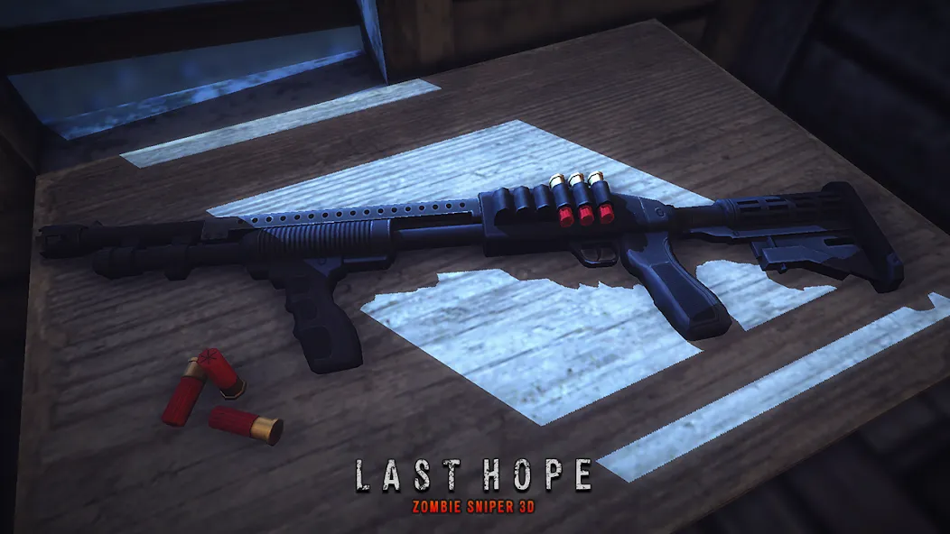 Скачать взломанную Last Hope — Zombie Sniper 3D (Ласт Хоуп)  [МОД Меню] — последняя версия apk на Андроид screen 2