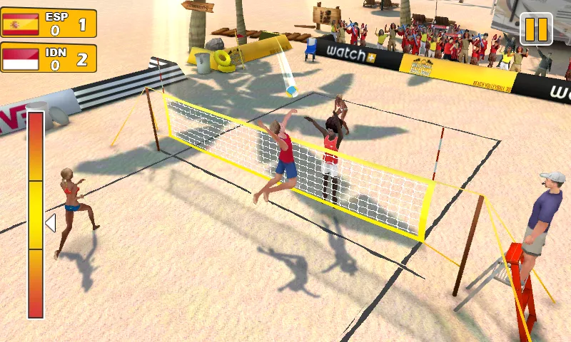 Скачать взлом Beach Volleyball 3D  [МОД Бесконечные монеты] — полная версия apk на Андроид screen 1