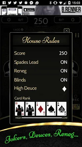 Скачать взлом Black Spades — Jokers & Prizes (Блэк Спейдс)  [МОД Mega Pack] — последняя версия apk на Андроид screen 4