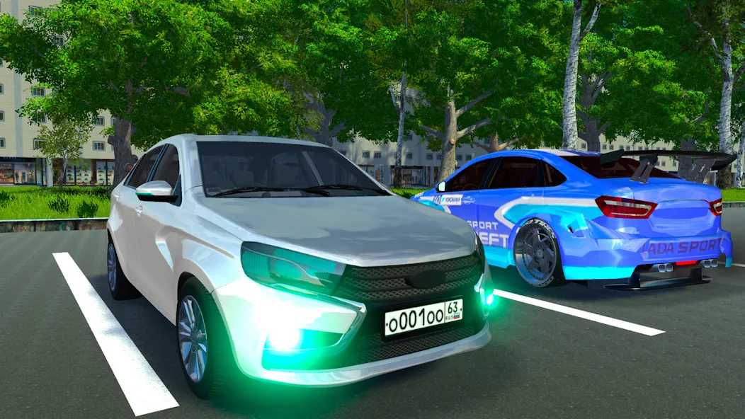 Взлом Lada — Russian Car Driving  [МОД Бесконечные монеты] — полная версия apk на Андроид screen 1