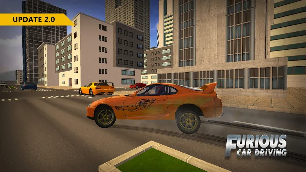 Взломанная Furious Car Driving 2023 (Фьюриас Кар Драйвинг 2022)  [МОД Unlocked] — стабильная версия apk на Андроид screen 2