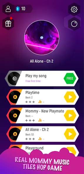 Взлом Mommy 3D Music Tiles Hop Game (Мамочка 3D Музыкальная Игра По Прогулкам Плитки)  [МОД Menu] — последняя версия apk на Андроид screen 1