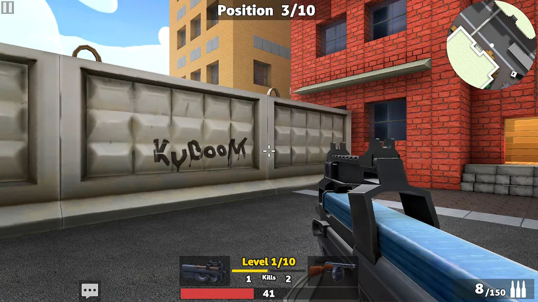 Скачать взлом KUBOOM 3D: FPS Shooting Games  [МОД Меню] — полная версия apk на Андроид screen 1