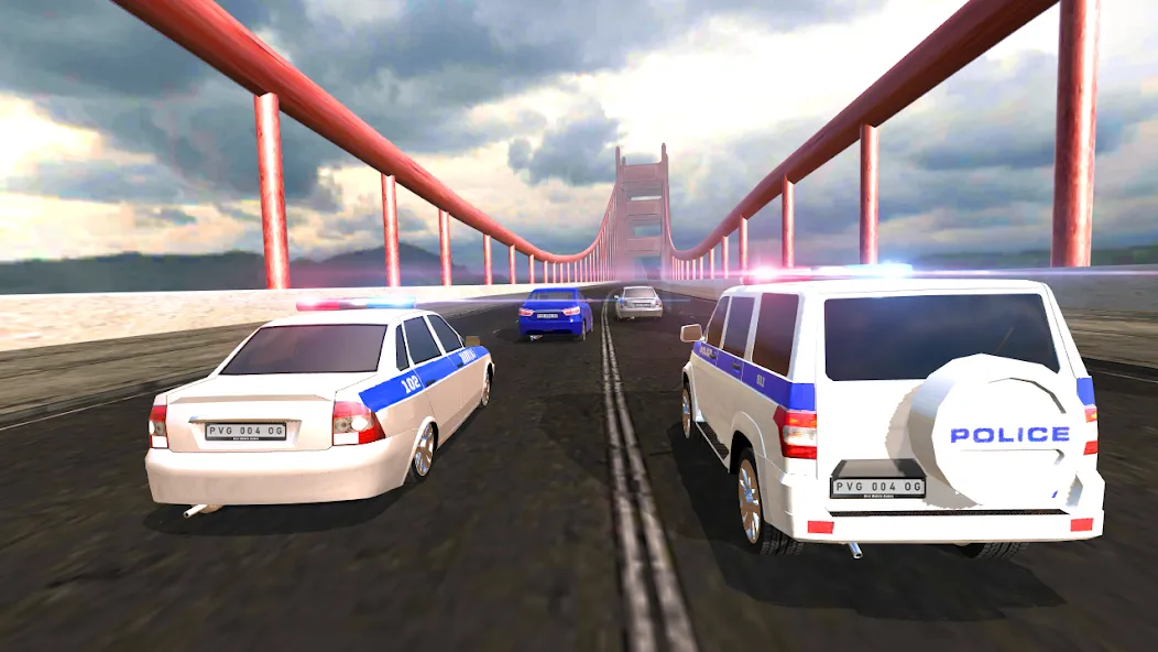 Скачать взлом Police Car Chase  [МОД Много монет] — полная версия apk на Андроид screen 5